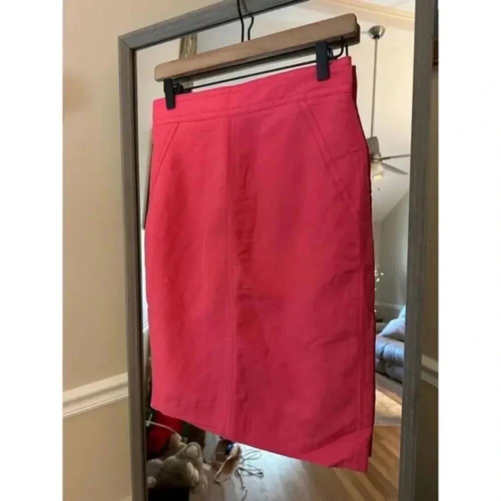 Ann Taylor LINEN Pencil Skirt NWT Petite 2